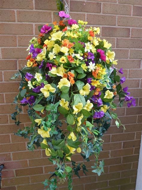 modern outdoor hanging baskets